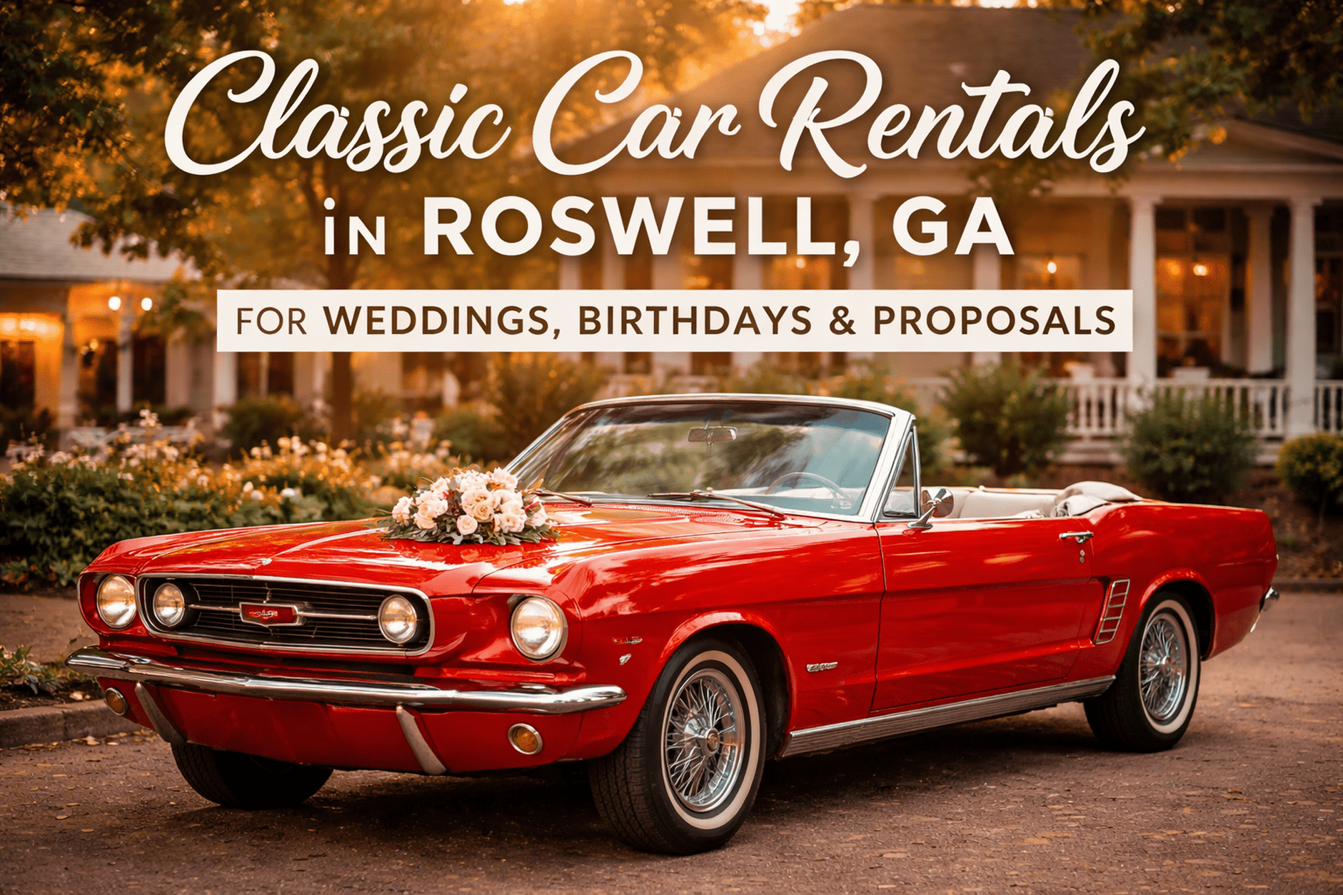 Best Classic & Vintage Car Rentals in Roswell, GA