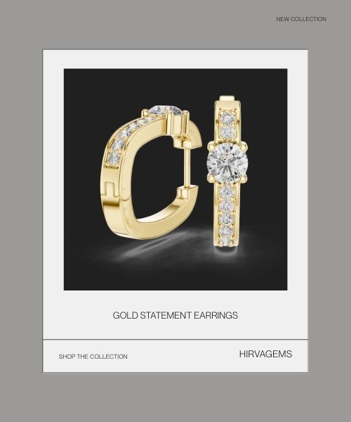 Buy Pave Diamond Hoop Earrings: Elegant Sparkle for Every Occasion