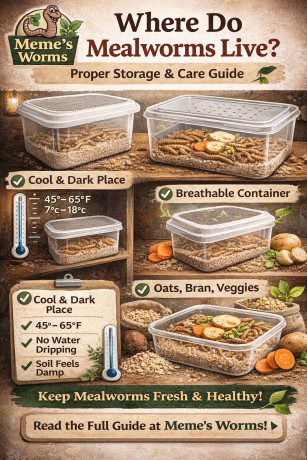 Where Do Mealworms Live? Proper Storage & Care Guide