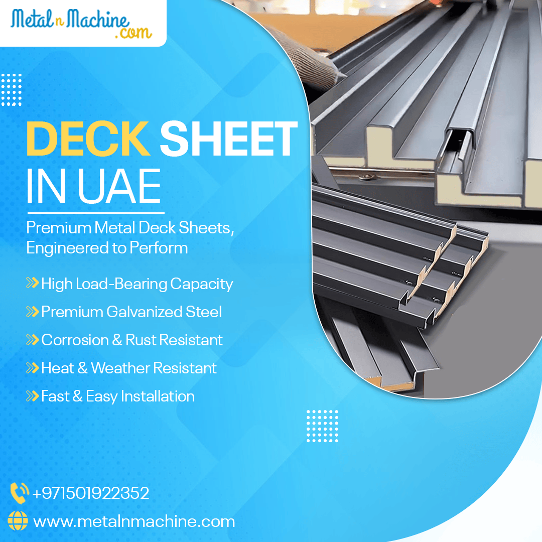 Premium Deck Sheet in UAE for Commercial & Industrial Projects