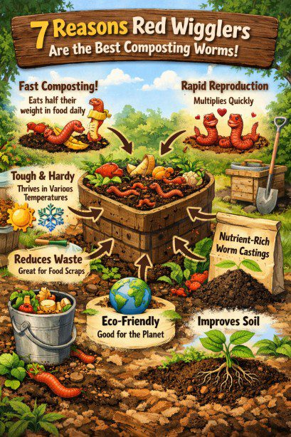 Best Composting Worms for Beginners: Why Red Wigglers Are Top Choice