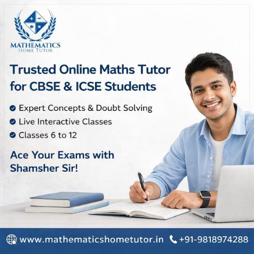 Join With Trusted Online Maths Tutor for CBSE & ICSE Board Exams