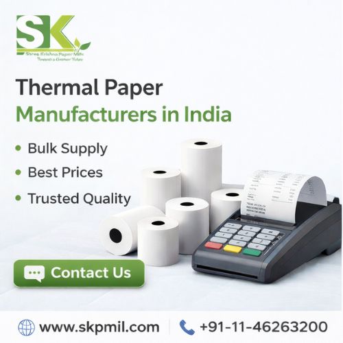 Thermal Paper Manufacturers in India – Bulk Supply & Best Prices