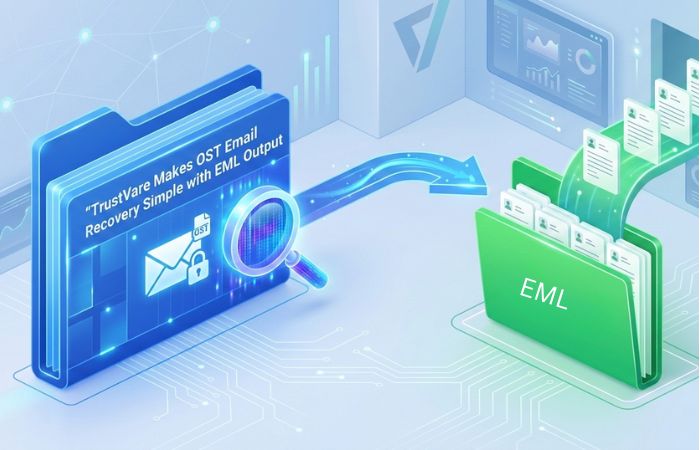TrustVare Makes OST Email Recovery Simple with EML Output