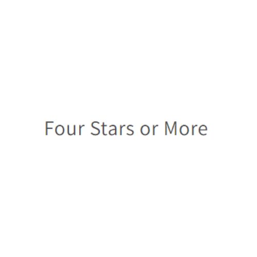 Four Stars or More