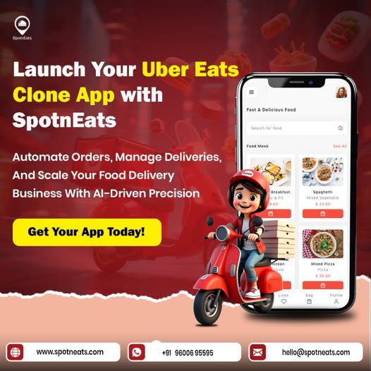 UberEats Clone App – Launch Your Own Food Delivery Business Today