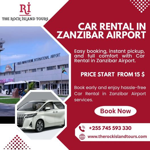 Family-Friendly Zanzibar Car Rental: Easy Pickup & Drop-Off