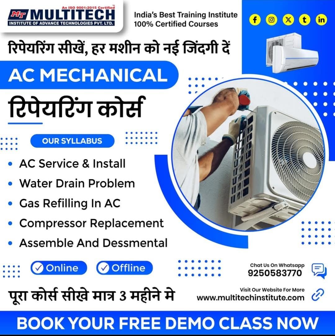 Best AC Mechanical Course in Delhi | Hands-On Training