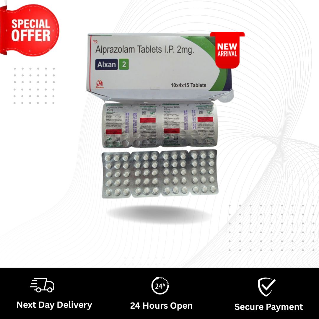 Buy Alprazolam 2mg Xanax Tablets Online with Next Day Delivery