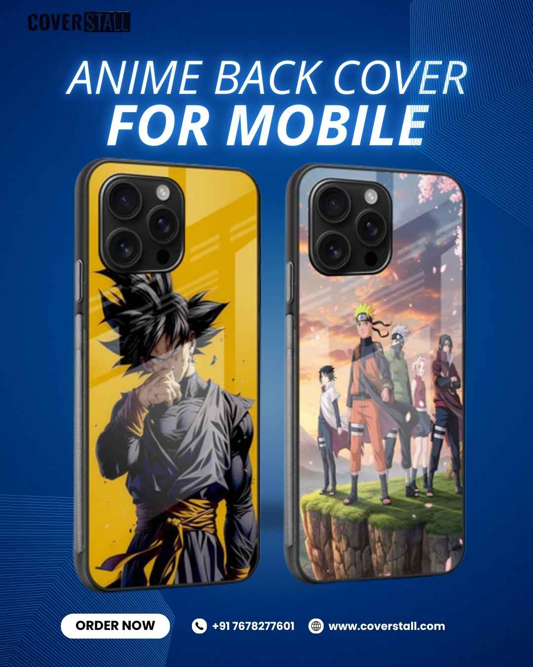 Anime Back Cover for Mobile Phone