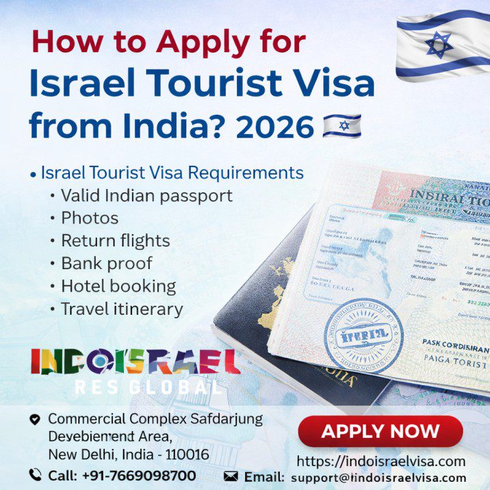 Do Indians need a visa to travel to Israel, and how can I apply?