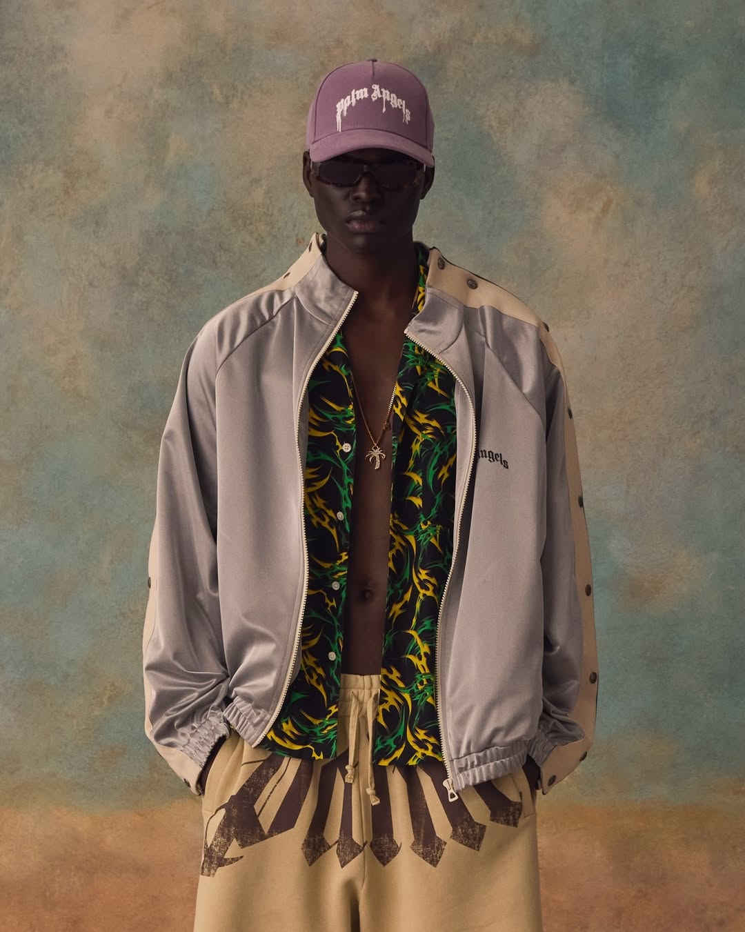 Palm Angels Track Logo Hoodie – Minimalist Streetwear Vibe