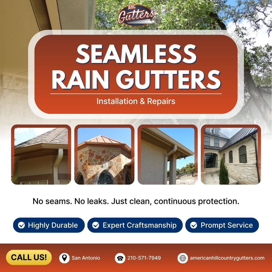 Seamless Rain Gutters in San Antonio