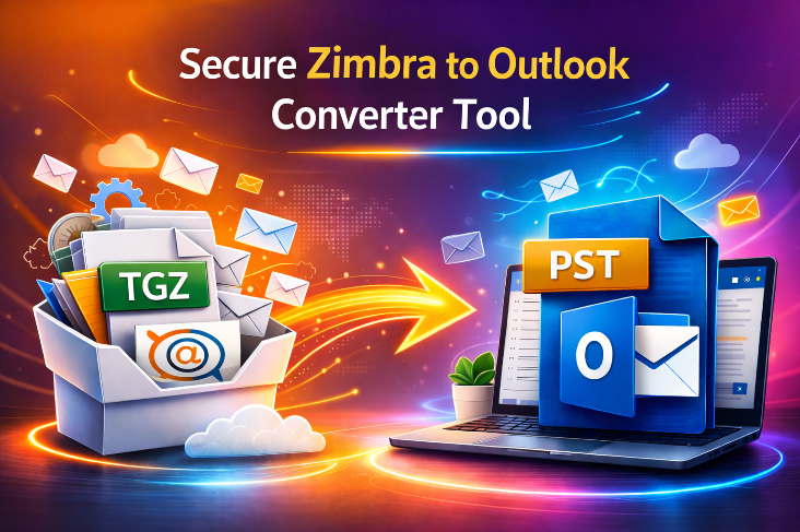Secure Zimbra to Outlook Converter Tool