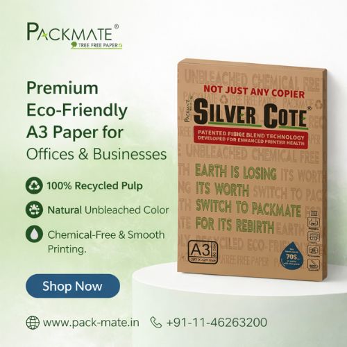 Eco-Friendly A3 Size Paper for Office & Business Printing
