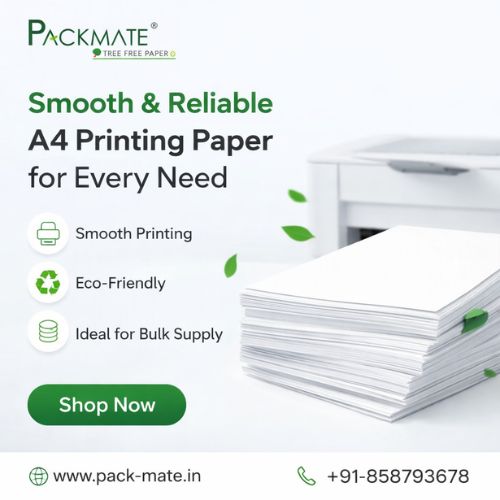 A4 Printer Paper for Smooth Printing at Home, Office, and Business Use
