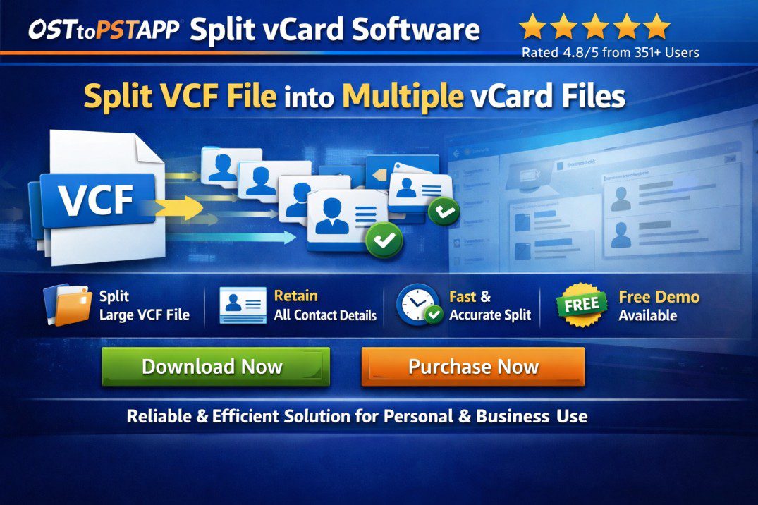 Smart Solution to Divide Large vCard Files into Smaller Contacts