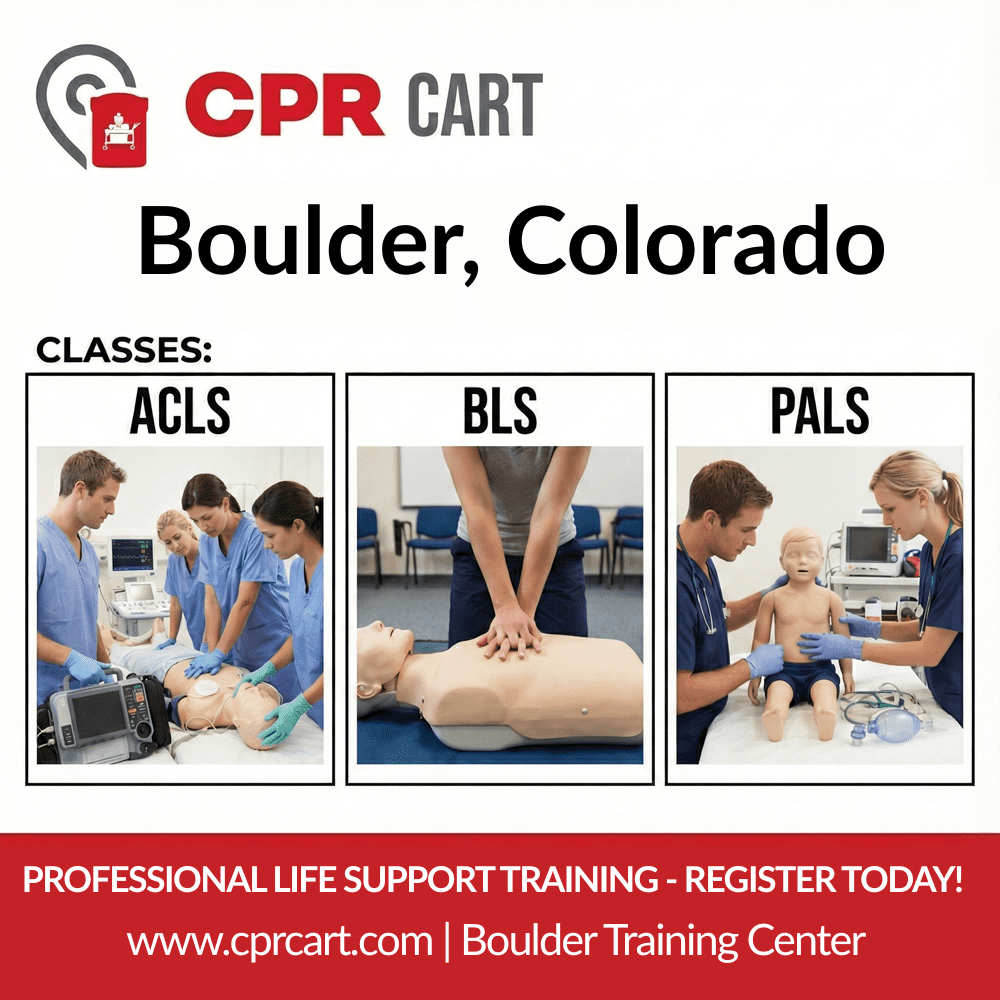 Boulder CPR Classes – Same-Day AHA Certification for BLS, ACLS & PALS
