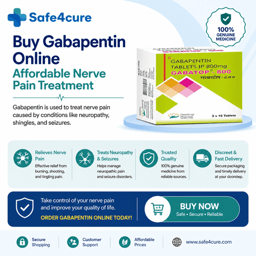 Buy Gabapentin Online | Affordable Nerve Pain Treatment