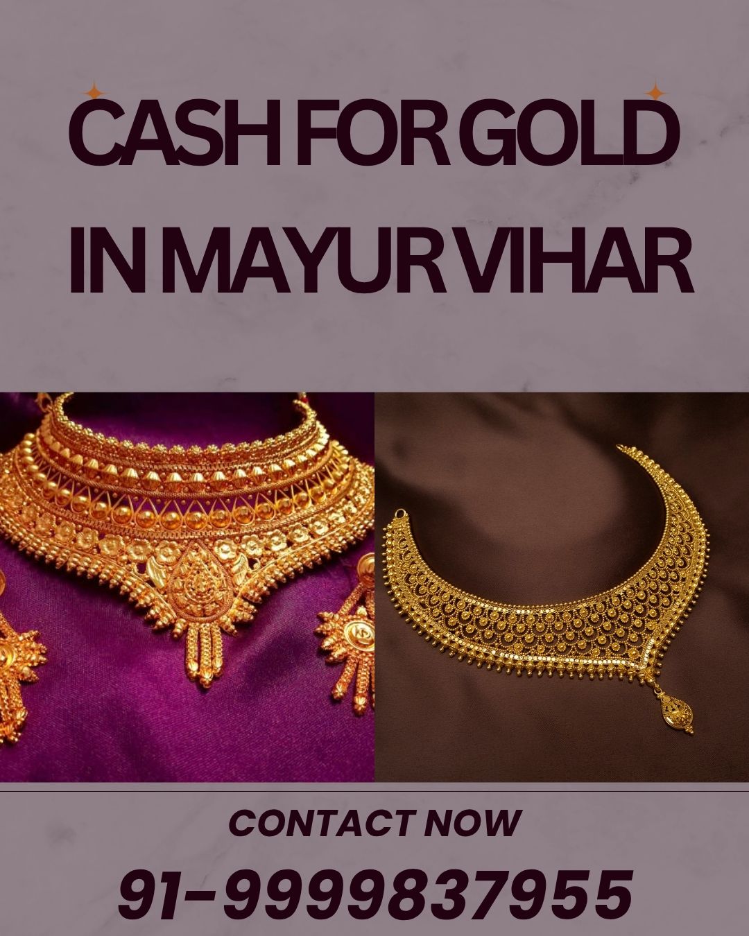Who Offers Instant Cash for Gold In Mayur Vihar?