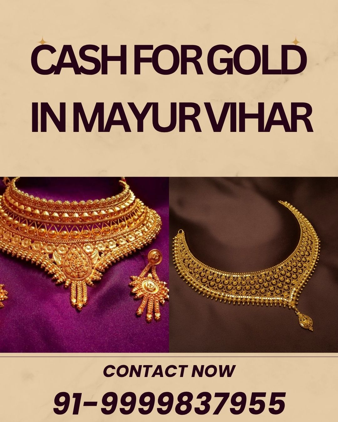 Want Cash For Gold For Gold In Mayur Vihar Loan Settlement?