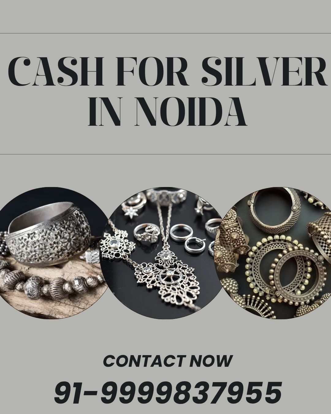 Where to Sell Silver To Get Instant Cash For Silver In Noida?
