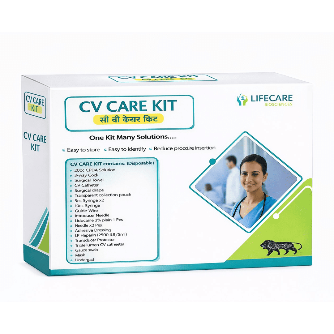 Central Line Kit for Safe and Sterile Catheter Insertion