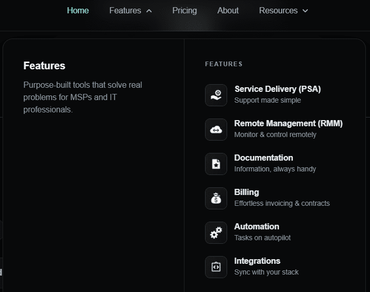 Gorelo RMM tools and PSA Software