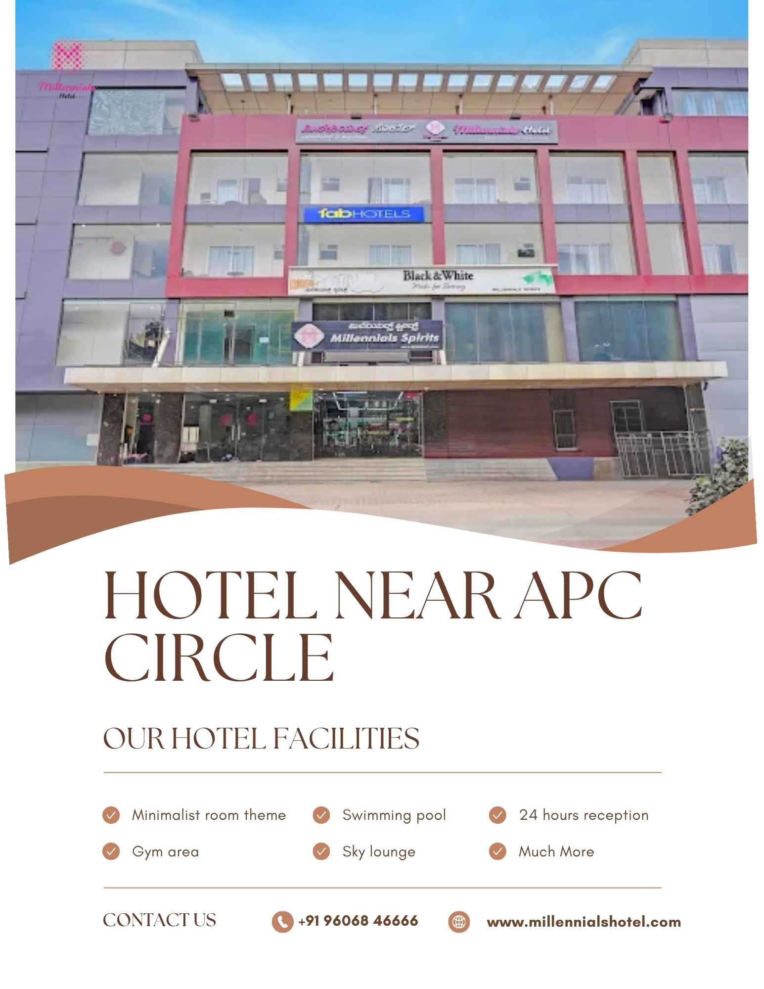 Stay Near Electronic City Phase 1: Millennials Hotel