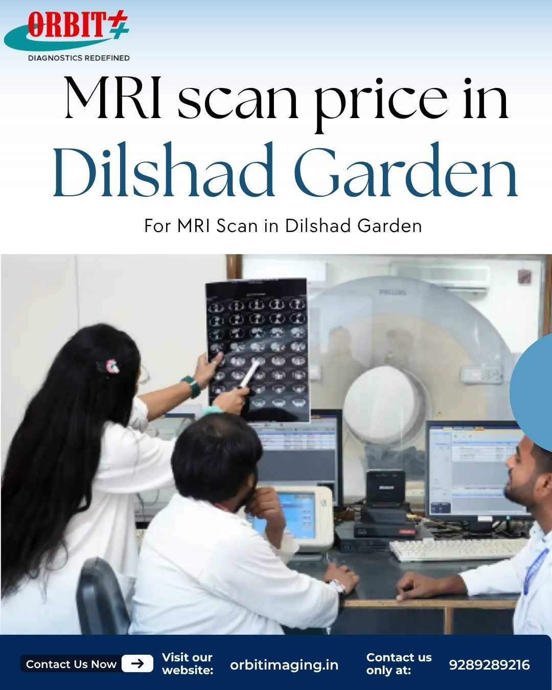 MRI scan price in Dilshad Garden