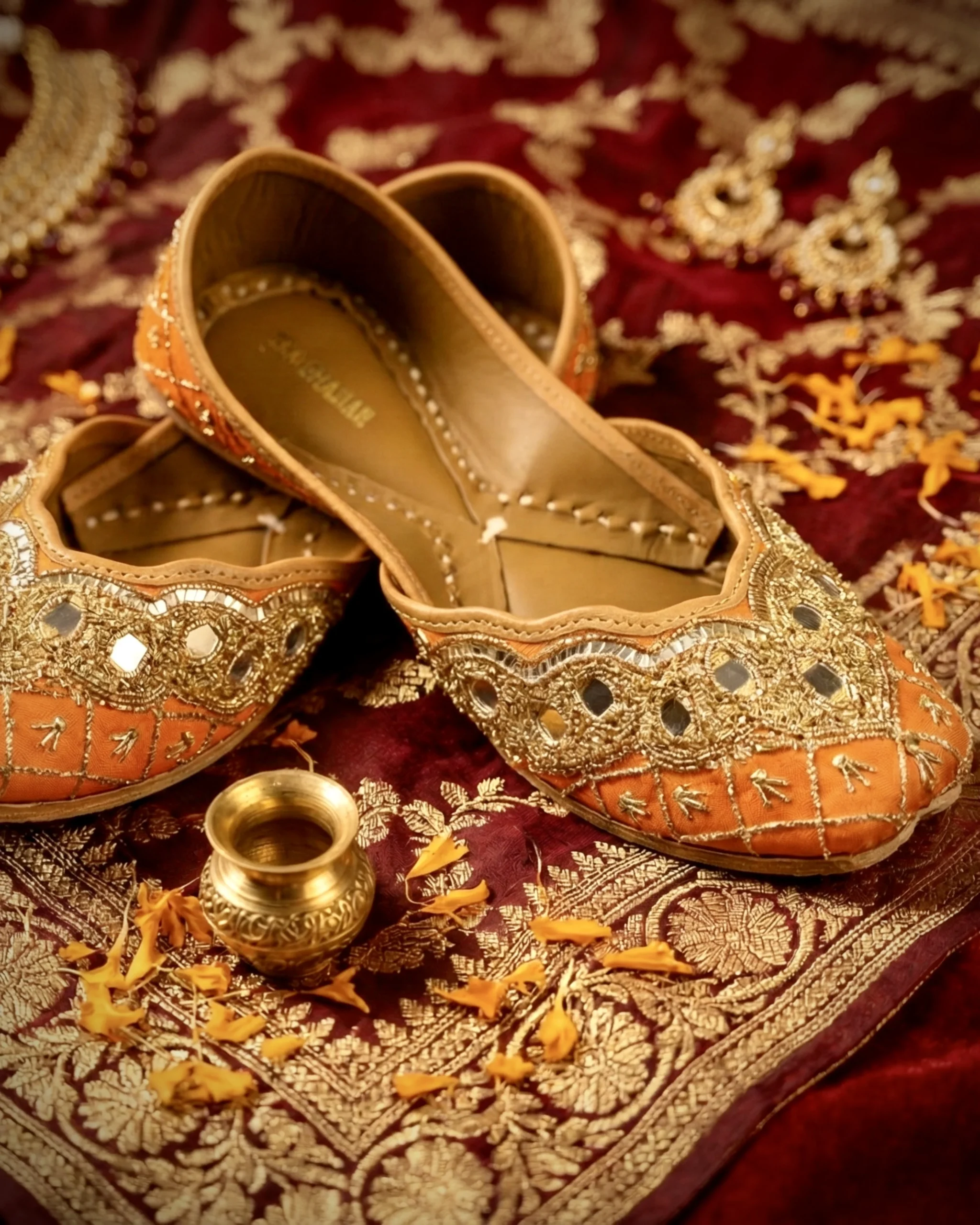 Bridal Juttis for Wedding Functions With Beautiful Embroidery and Fest