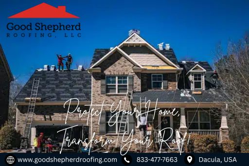 Roof Replacement Services in Braselton by Good Shepherd Roofing