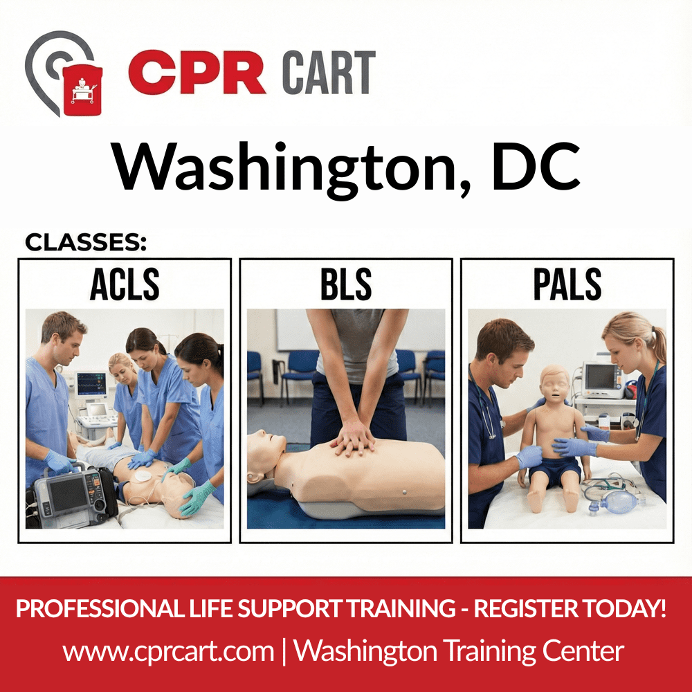 CPR Classes in Washington, DC – Quick BLS, ACLS & PALS Certification