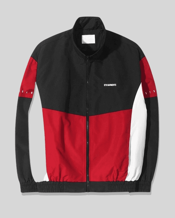 Weak Hero Jacket – Suho Inspired Red Black Streetwear Windbreaker
