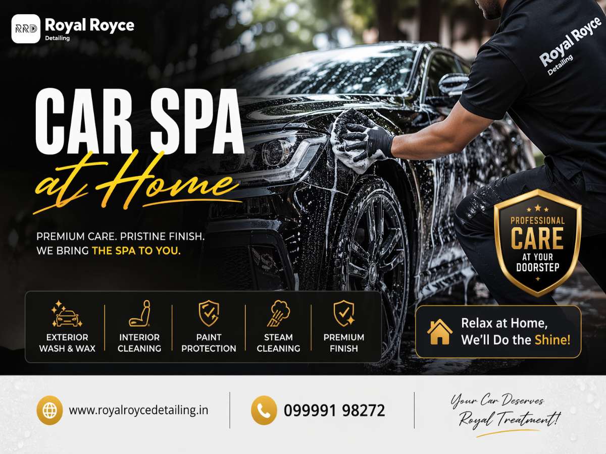 Doorstep Car Spa Services at Home | Royal Royce Detailing