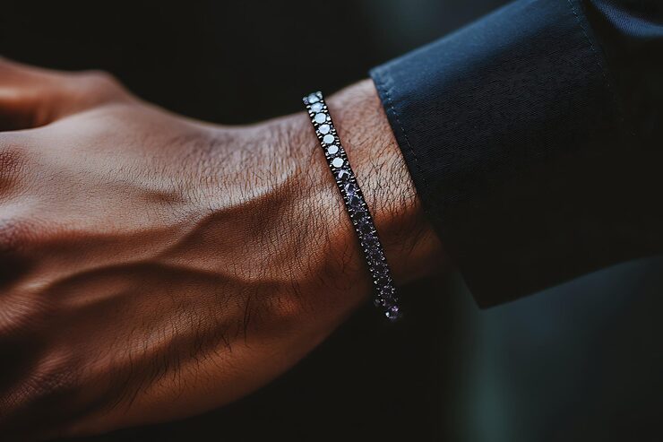 Shop Luxury Men’s Diamond Bracelets at Mazz Jewelers