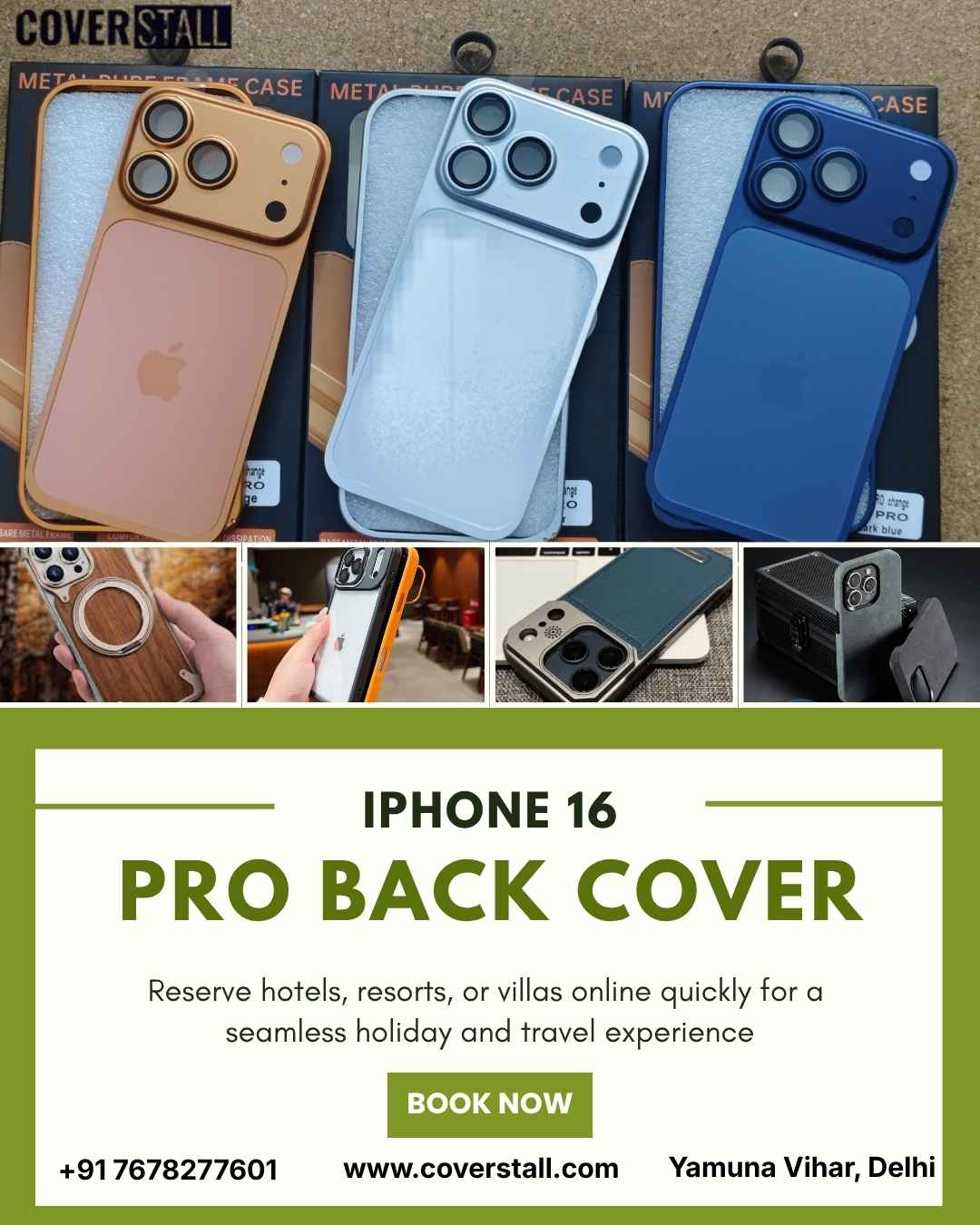 iPhone 16 Pro Back Cover | Coverstall