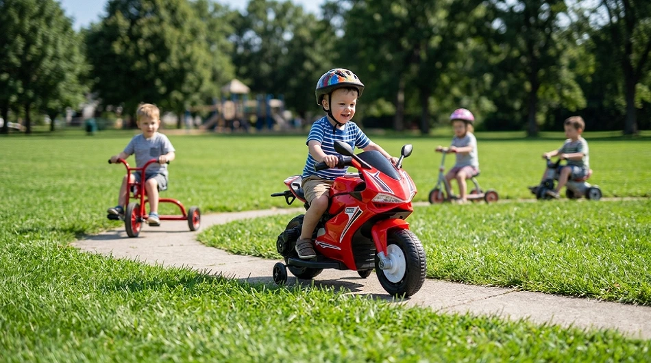 Toyishland offers Kids electric motorcycle with safe design