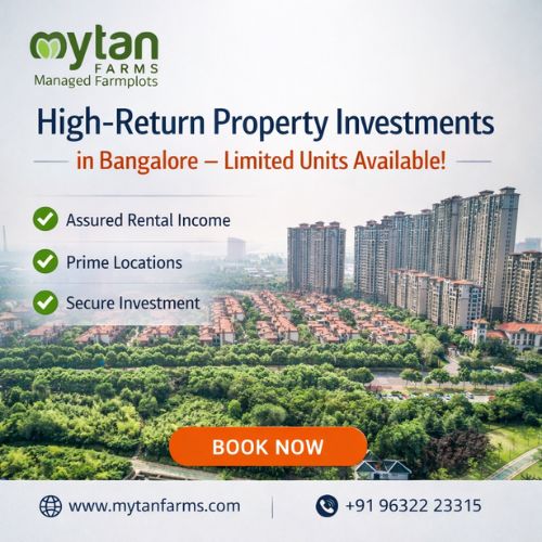 High-Growth Properties to Invest in Bangalore – Book Now
