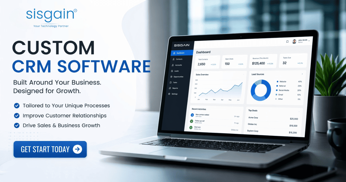 Tailor-Made Custom CRM Software Solutions