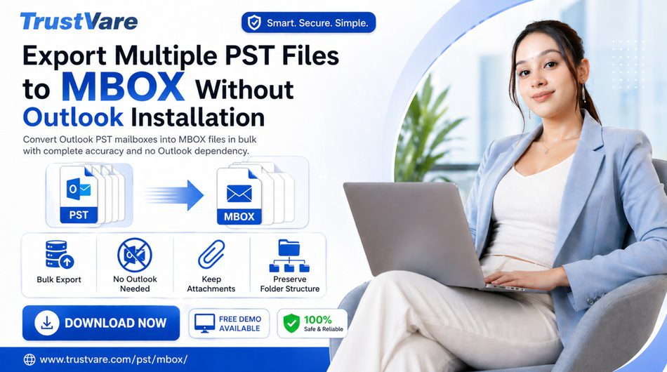 Export Multiple PST Files to MBOX Without Outlook Installation