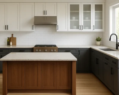 two-tone-kitchen-walnut-island-4k