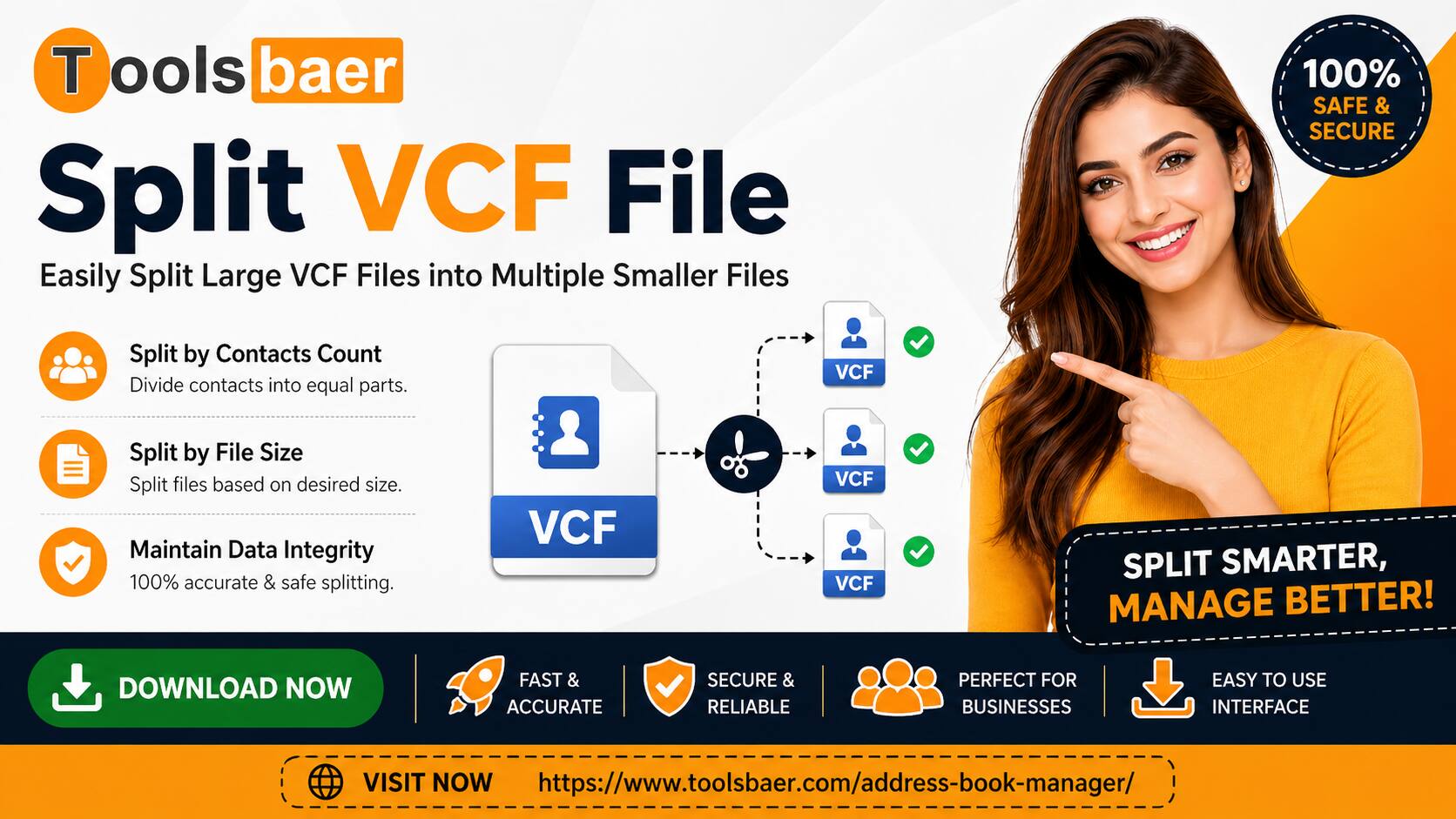 Large VCF File Slowing Device Performance Instantly Split Contacts for