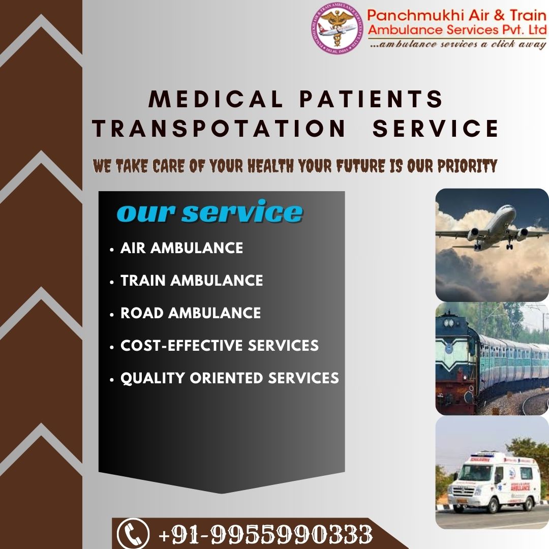 Panchmukhi Air and Train Ambulance Service in Guwahati: Patient safety