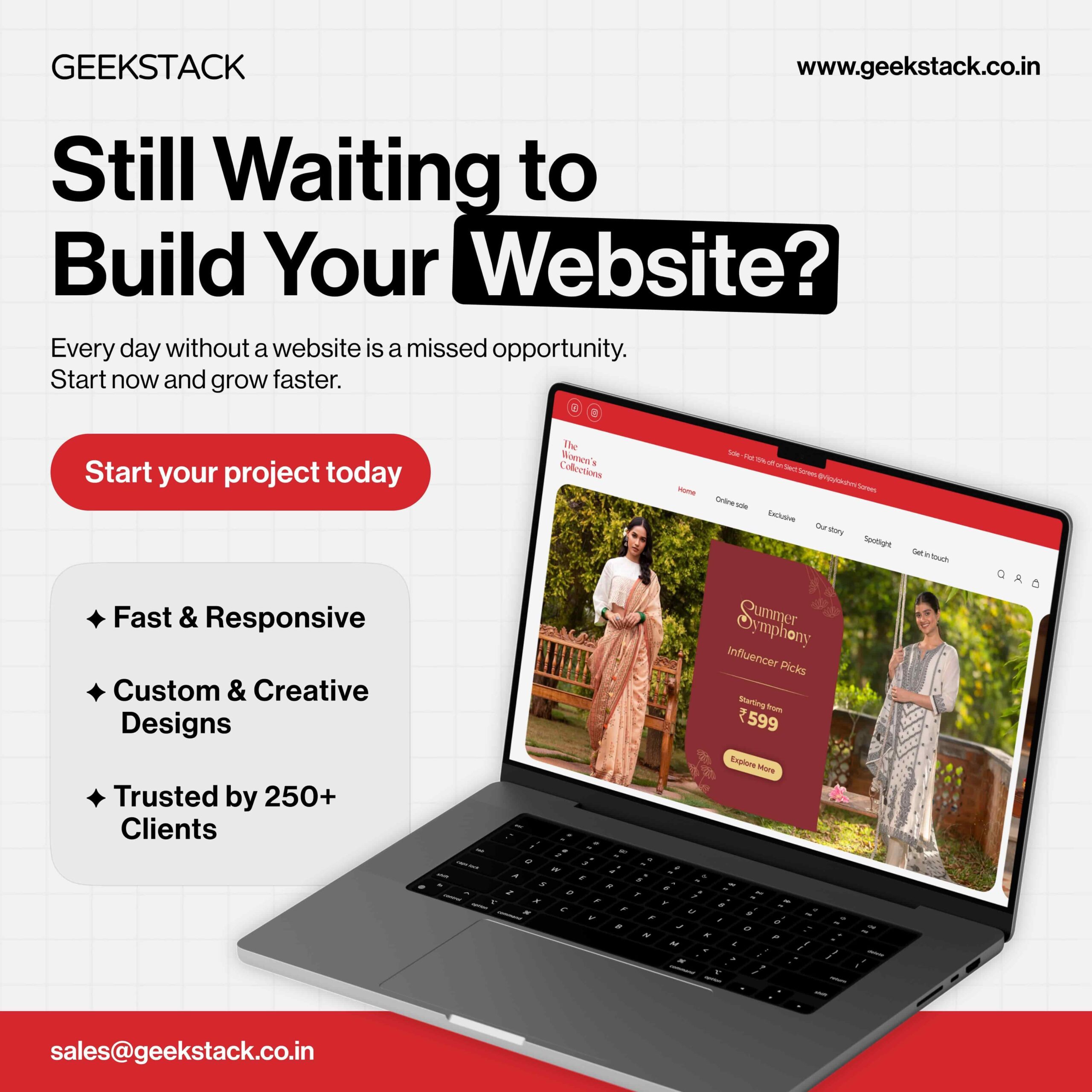 Web Design Services in Coimbatore Geekstack