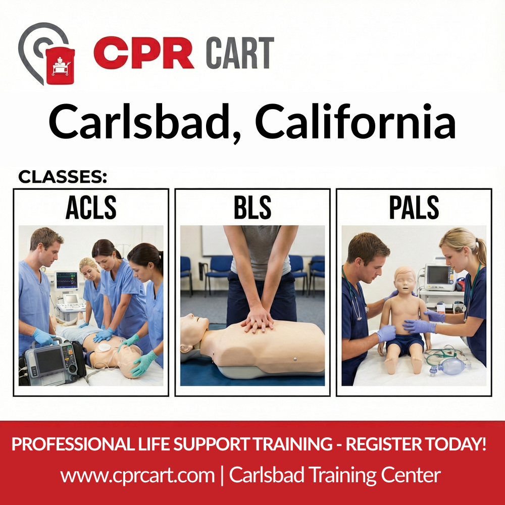 CPR Certification in Carlsbad, CA – AHA BLS, ACLS & PALS Classes