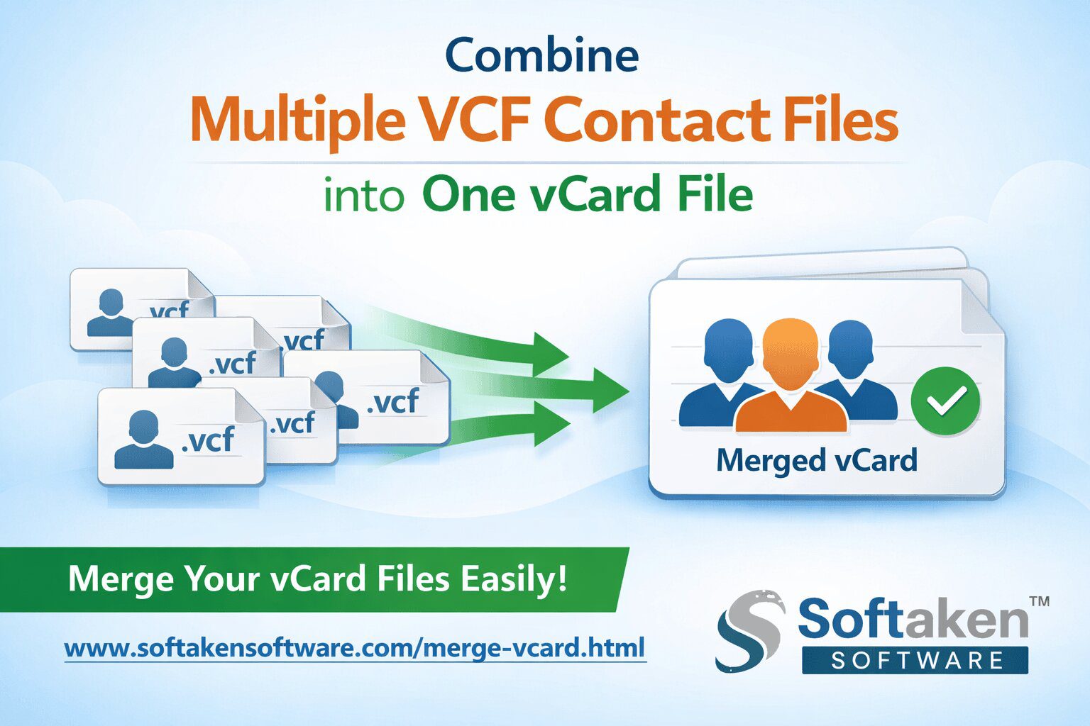 Build One Contact Backup from Unlimited VCF Files