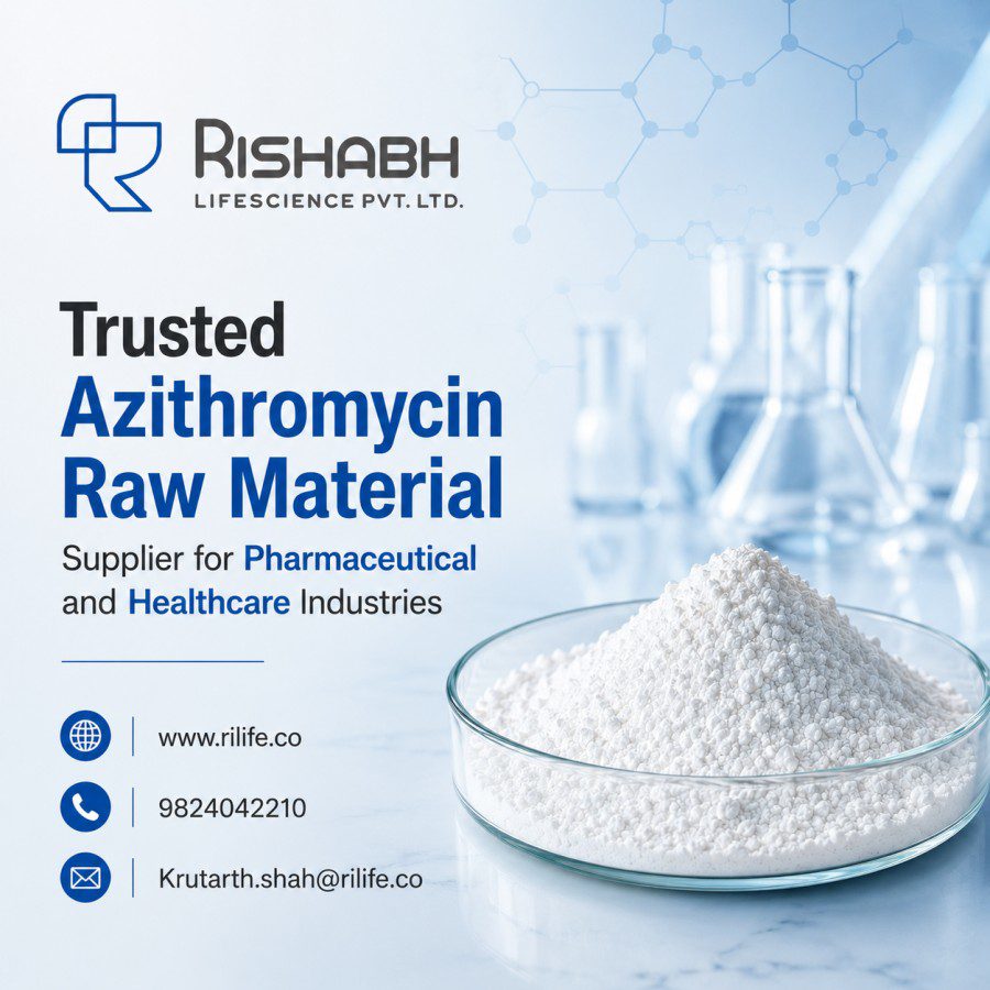 Trusted Azithromycin Raw Material Supplier for Pharmaceutical