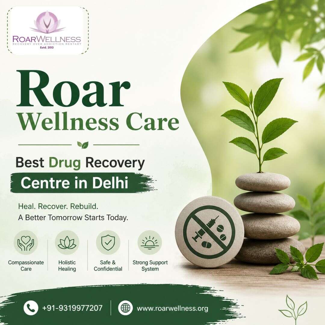 Drug Recovery Center in Delhi – Roar Wellness