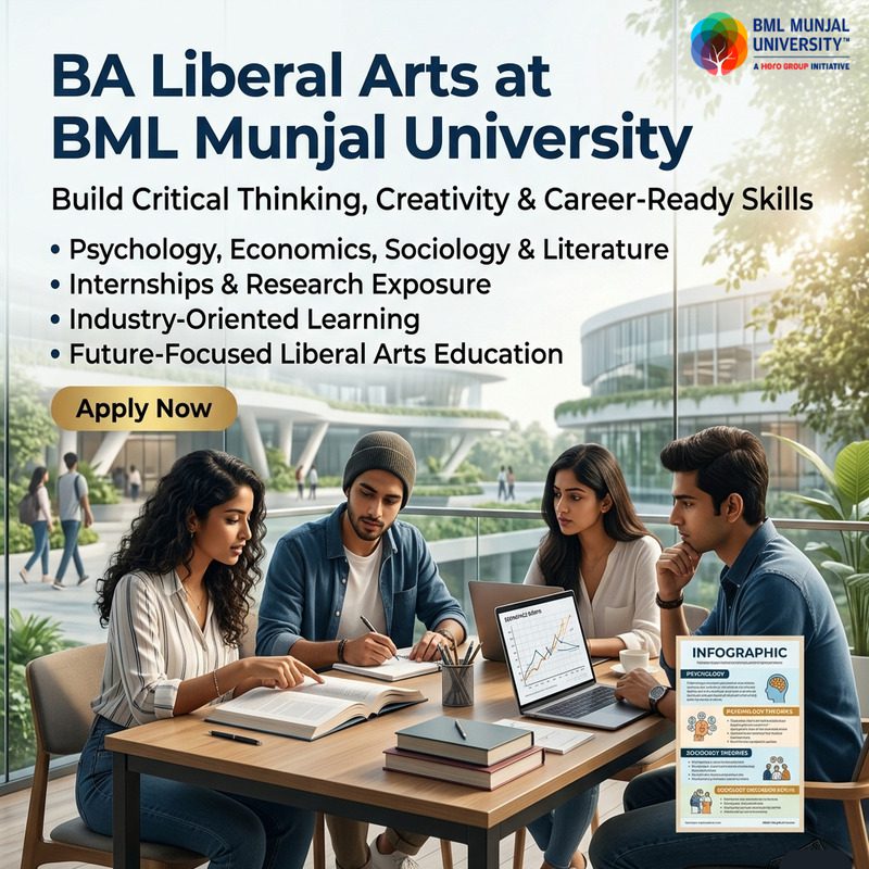 Pursue a Future-Ready BA Liberal Arts Degree at BML Munjal University